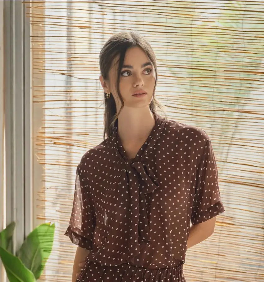 Brandy Polkadot Top