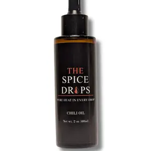 The Spice Drops + Chili Oil + Add drops to add heat to your food + Spicy sauce + chili Oil + flavorless chili oil spice spice and heat to your food