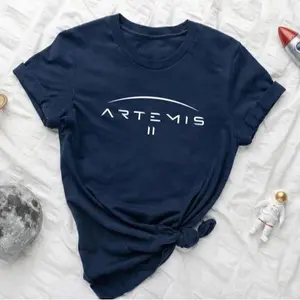 Artemis II Moon Mission T-Shirt, NASA Space Program Fan Tee, Astronomy Gift, Rocket Launch Shirt, Space Exploration Top, Unisex Graphic Tee