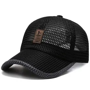 Men's Wide Brim Mesh Baseball Cap - Quick-Drying, Breathable Summer Sports & Outdoor Sun Protection Accessory