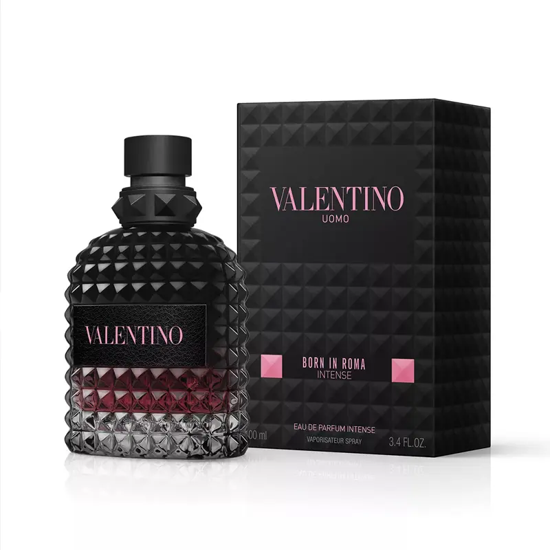 Valentino Uomo Born in Roma Intense Eau de Parfum Spray, 3.4 oz/100ml Men's Fragrance Perfume Gifts for boyfriend/husband/colleague