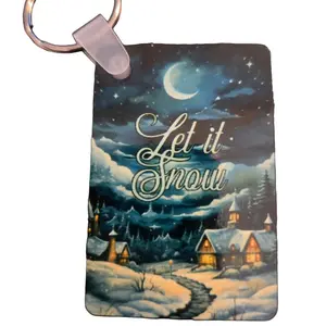 Let it Snow Keychain