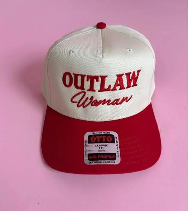 OTTO Outlaw Woman Trucker Hat - Bold Foam Design with Adjustable Snapback & Premium Polyester Front & Mesh Back for Comfort
