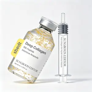 Sungboon Editor Silk Lifting Peptide Ampoule (1.35oz) - Collagen Boost Facial Serum for Radiant Skin, Lifts Complexion, Fades Fine Lines, Delivers Plump, Smoother Silky Results at Home