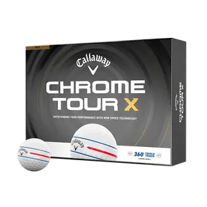 Callaway Golf Chrome Tour X 360 Triple Track Golf Balls in White