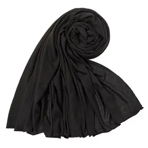 Elegant Black Scarf for Women - Soft and Lightweight - Perfect for Everyday Wear - Stylish and Versatile Accessory