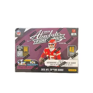 Panini 2025 Absolute Football Trading Cards - 48 Cards Per Pack with Autographs Medallions & Super Bowl Highlights NFLPA Official