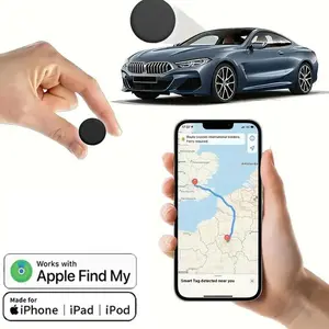 Versatile Mini Apple Location Tracker, Pocket Size Anti-Loss Vehicle Locator, Essential Men's Tech Gadget, Protect Your Car Today, Enhanced Vehicle Safety Tracker, Innovative and Compact Design (Only ios)