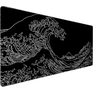 Large Gaming  Pad - 31.5" x 15.7" Full Desk Mat, Non-Slip Rubber Base, Stitched Edges, Durable Surface for Esports, Office,