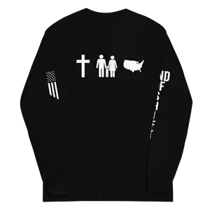 God Family Country Unisex Long Sleeve Shirt
