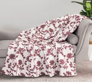 Berkshire 60x70 Floral Vine Micro Chenille Plush Throw Berkshire 60x70 Floral Vine Micro Chenille Plush Throw