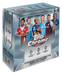 2025-26 Topps Chrome UEFA Champions League Mega Box