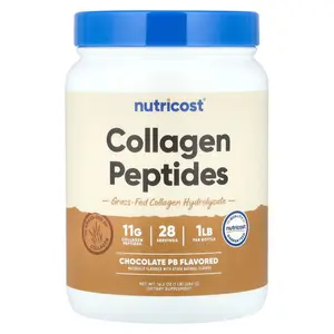 Nutricost Collagen Peptides, Chocolate PB, 16.2 oz (454 g)