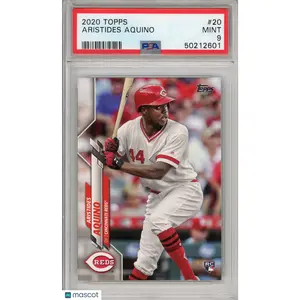 2020 Topps Aristides Aquino Rookie #20 PSA 9 Cincinnati Reds