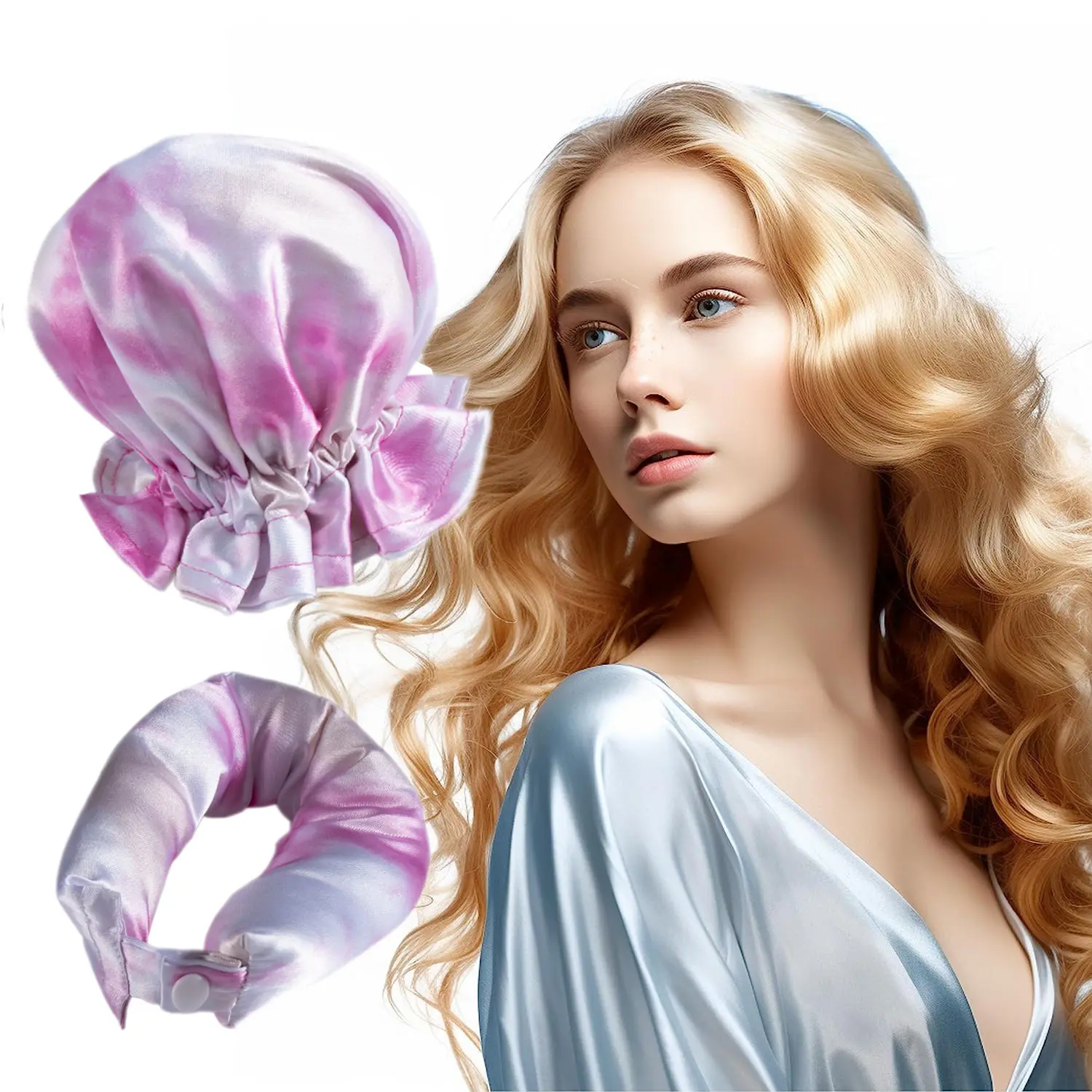 Tie dye powder hair mask pair (OPP)