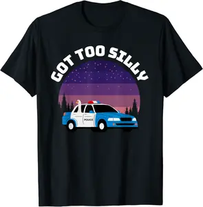 Goose Got Too Silly Funny Silly Goose Mugshot Meme T-Shirt - Sarahreb Shop 21B0CTKBB2C6