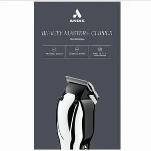 Andis Professional Beauty Master + Clipper with Pro Steel Blades & Magnetic Motor Made in U.S.A.