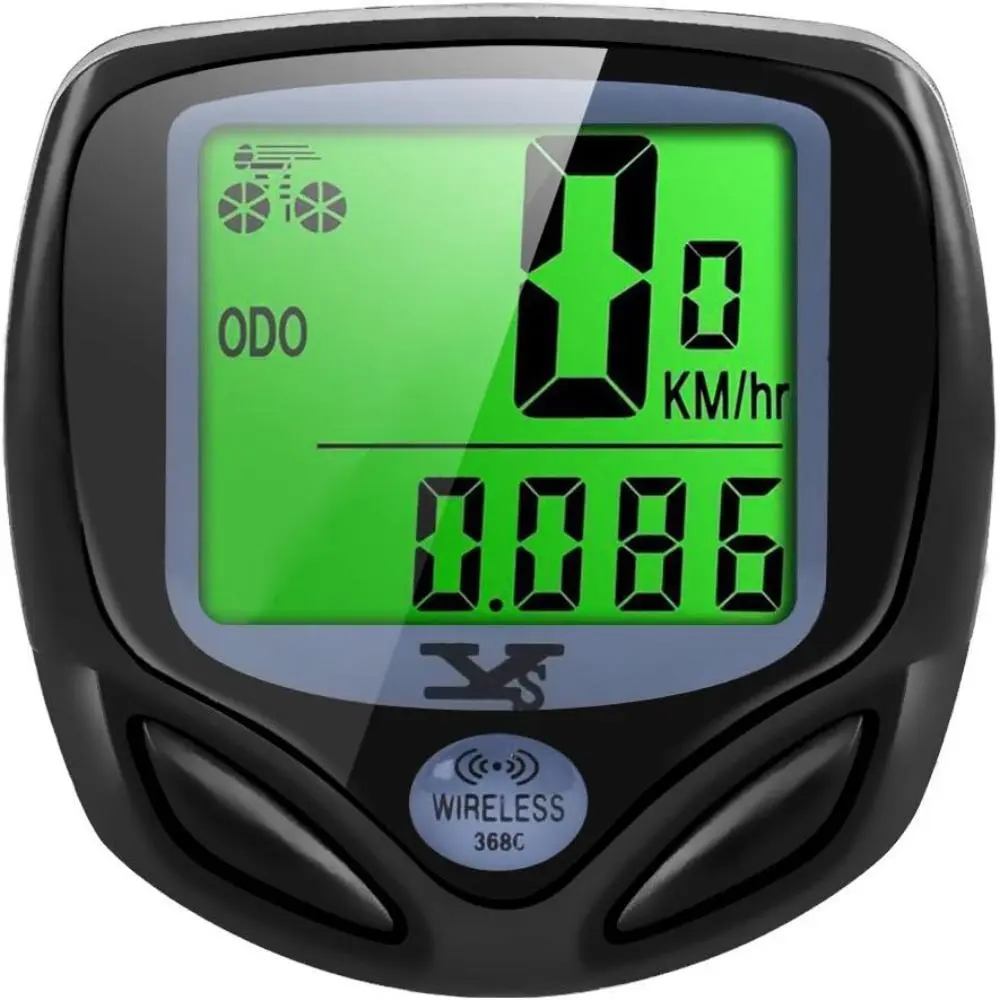 Wireless Waterproof Bike Computer with LCD Screen, Button Operation, Auto Wake-Up & Multi-Functions - Youth Cycling Sports Accessories (Speedometer, Odometer), Biking Stats, Computers, Small, Bright Lcd Display, Day & Night Backlight, Easy To Install & Us