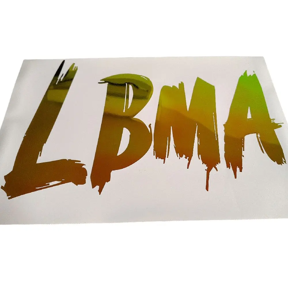 Lbma sticker+taiger sticker+calcomanía del taiger+resistente al agua+La tranka