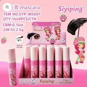 Siyiping Mascara for Daily Makeup Pack Instant Volume Enhancing Formula Black Color Matte