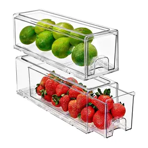 Sorbus 2 Pack Small Fridge Drawers