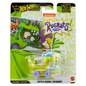 Hot Wheels Car Culture 2026 Pop Culture, Rugrats Reptar Wagon, 1:64 Scale, Diecast Model Car