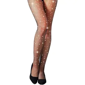 Women's Fishnets Tights High Waist Stockings Party Thigh High Pantyhose