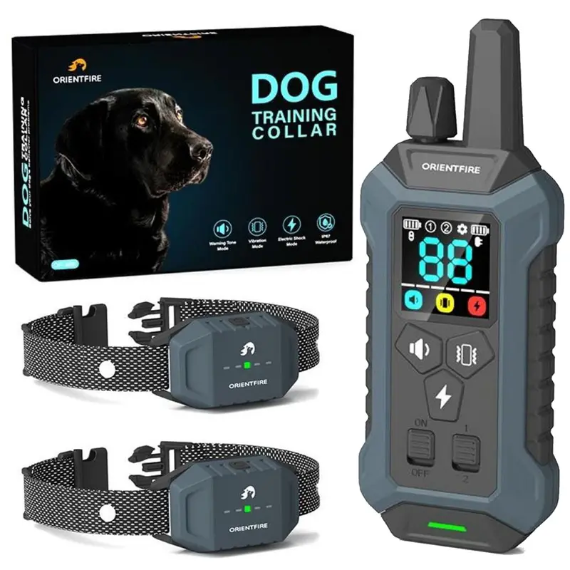 water-based lubricant for female Leather Tractor Supply Dog Collars Shock Collar For Dogs Premier Pet 1000ft  Dog Training Collar Rechargeable, main image 1