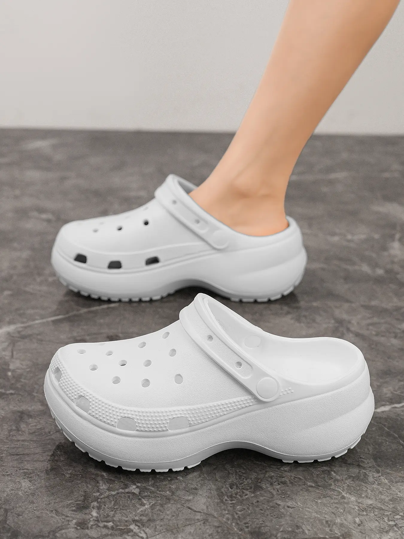 Valentine's Day Gift Eva Material Open-Toe Slippers, Thick Bottom Slippers, Height Increasing Thick Sole, Casual Breathable Cushioned Support, Unisex Adult Comfort Shoes