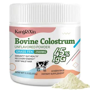 【KangRiXin】Bovine Colostrum Digestive Health, Colostrum Powder 0.28 LBS Supplement Edible Healthcare Fitness Dietary Natural