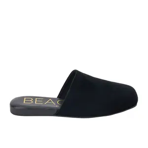 BEACH by Matisse Womens Pallenberg Slip On Mules Flats Casual - Black