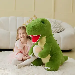 IKASA Giant T-rex Dinosaur Stuffed Animal Plush Toy,Big Large Jumbo Soft Toys,23.5" Cute Huge Size Fluffy Plushy Fat Plushie,Gifts for Kids