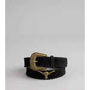 Rodeo Ready Longhorn Western Belt