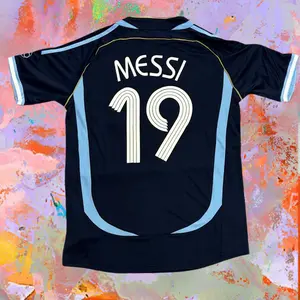 2006 Messi No.19 Away Short Sleeve Soccer Jersey