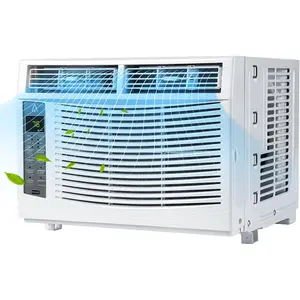 【GARVEE】12000 BTU Window Air Conditioner With Wi-fi Enabled, Remote Control, Cooling Up To 550sq.ft, 115v Wall Mounted Window Ac Units For Rooms, Dehumidifier, Fan, Reusable Filter