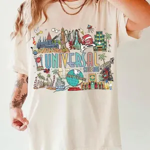 Vintage Retro Universal Shirt Univsal Shirt World Park Vacation Shirt Orlando Theme Park Vacation Shirt Universal Family Trip Shirt, Graphic shirt, Gift Birthday