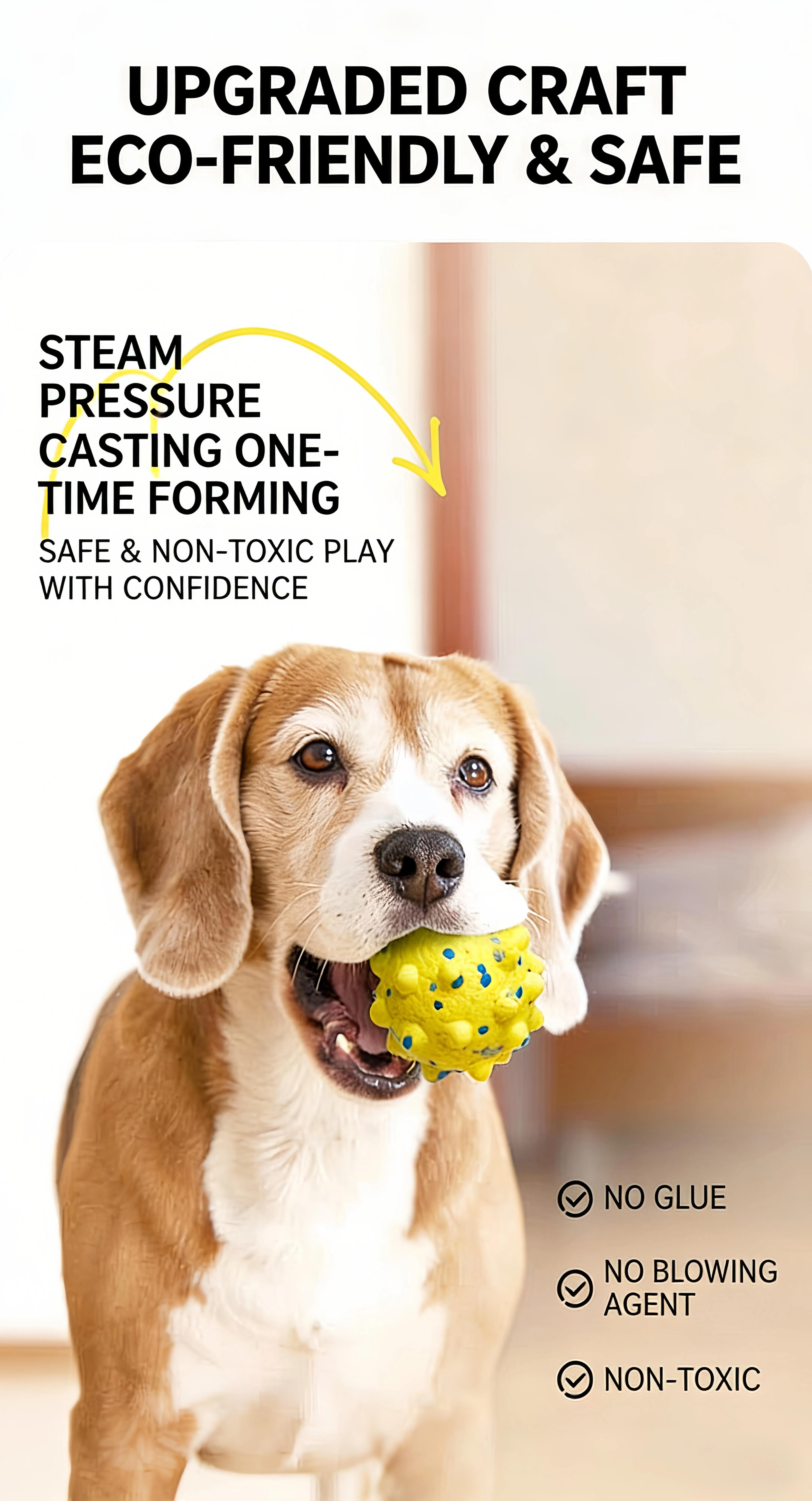 Pet Toy, Indestructible Dog Chew Ball, puppy toy-300lbs Bite Resistant, Durable Rubber Toy for Aggressive Chewers, Teeth Cleaning & Interactive Play-bite resistant ball, diy toys for pet, pet stuff