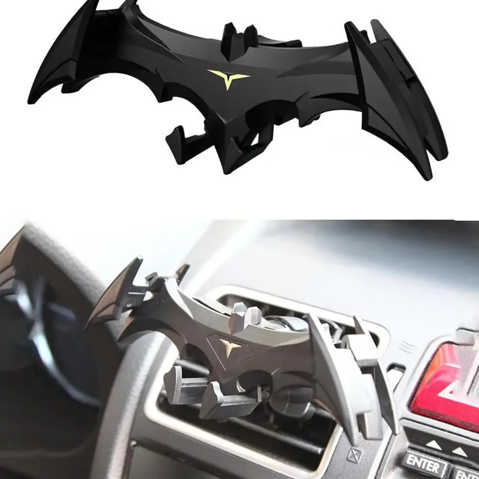 FYRASOL Universal Cell Phone Holder - Car Vent Bat Wing Mount with Anti-Vibration Locking Grip, Non-Slip Fit for Trucks, SUVs, Automotive Accessories, Car Gadgets Interior Accessory Kit