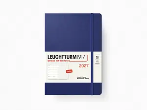2027 Leuchtturm 1917 Weekly Planner & Notebook - INDIGO Dotted