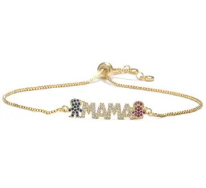 Adjustable Gold Mama Bracelet for Women - Fashion Accessories