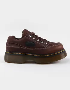 DR. MARTENS Buzz 5-Eye Womens Grizzly Leather Shoes