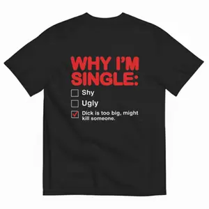 WHY I'M SINGLE T- SHIRT, SWEATSHIRT, HOODIE