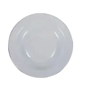White Plate Enamel - Simple White Plate as Described