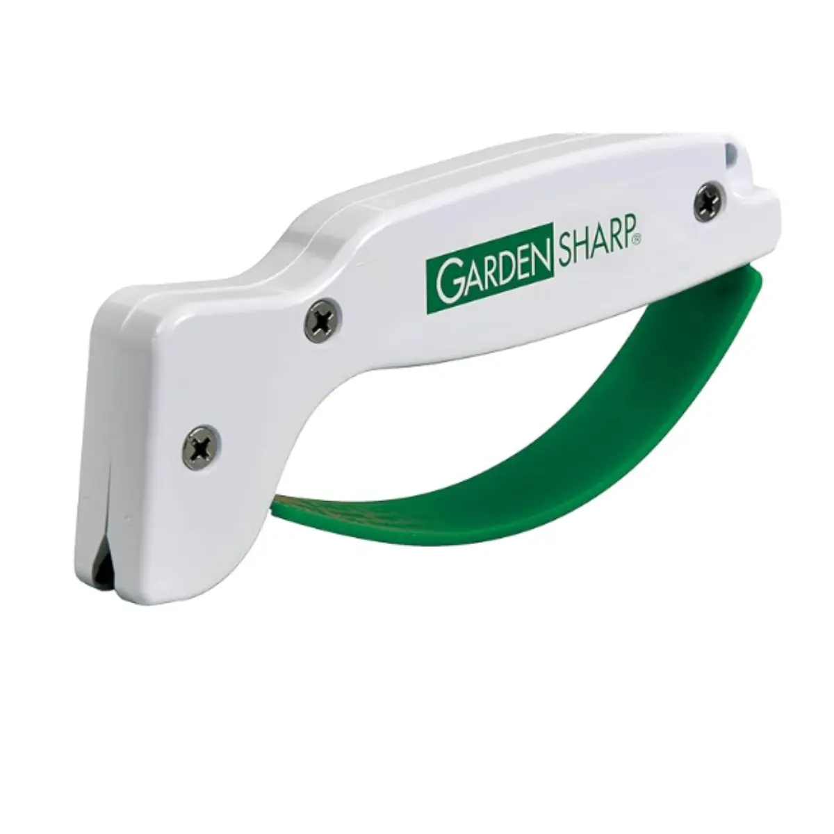 AccuSharp Garden Tool Sharpener, Diamond-Honed Tungsten Carbide Blades, Restores, Repairs, Sharpens & Hones Lawnmower Blades, Secateurs, Limb Loppers, Hoes, Shovels, and Scythes
