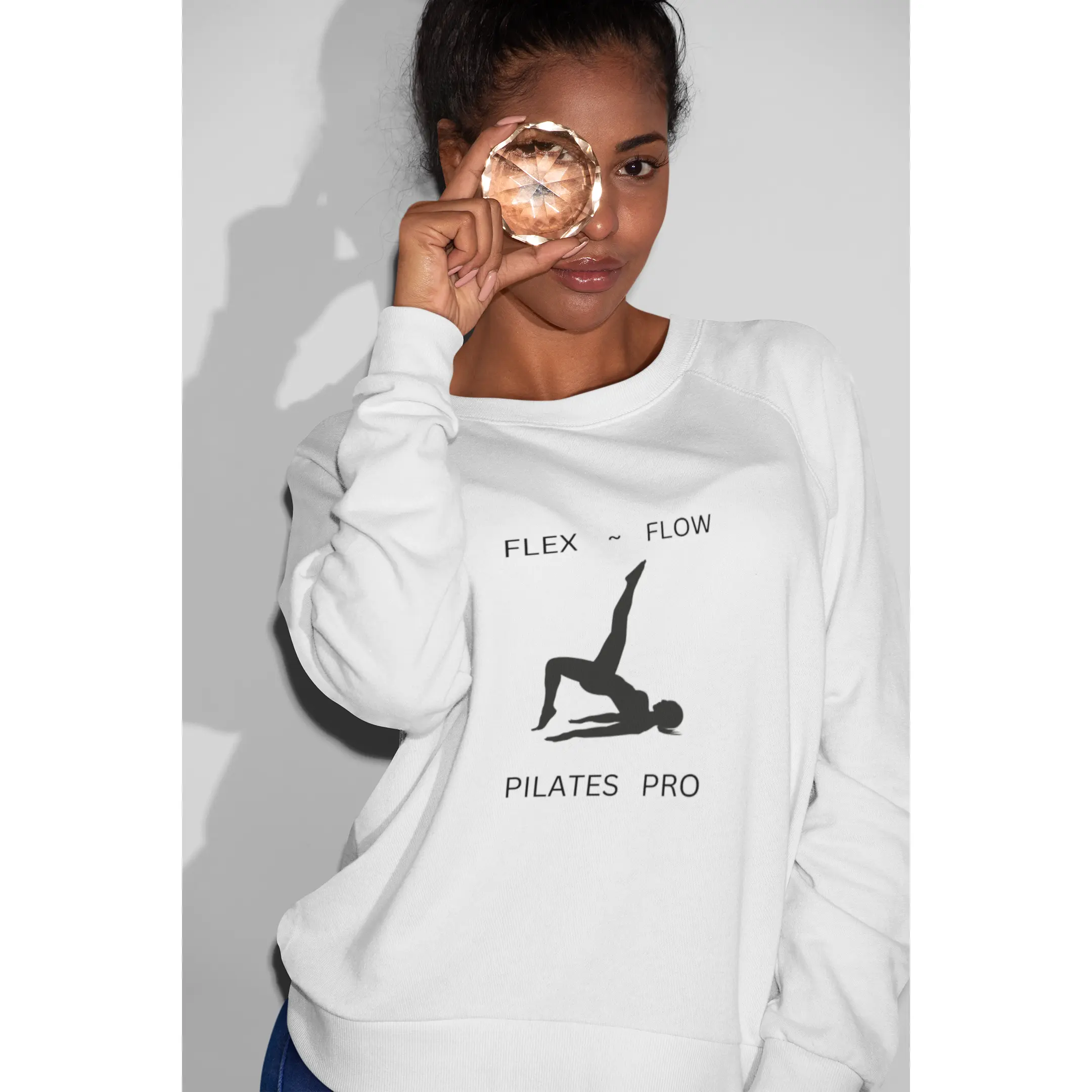 Pilates Lover Sweatshirt, Flex Flow Pilates Pro, Pilates Crewneck, Exercise Top