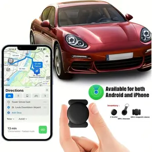 Android & iOS Compatible GPS Tracker for Cars - Dual-Platform Mini Tracking Device with Magnetic Waterproof Case, No Monthly Fee, Anti-Lost Location Tracker for Vehicles/Kids/Elderly - Best Mother's Day Gift for Parents