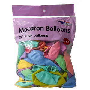 Sonice 12" 72 Pcs Macaron Balloons