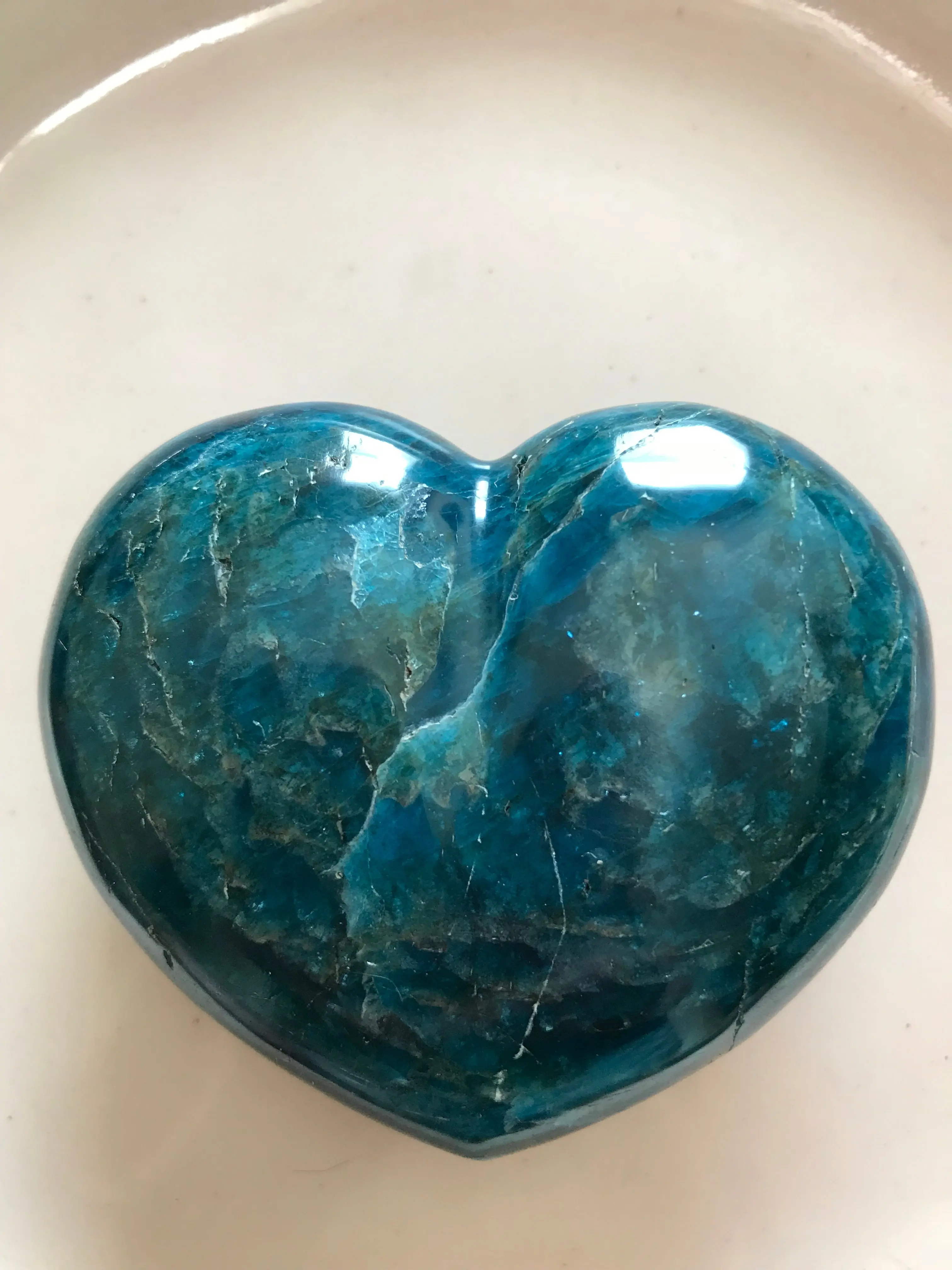 Apatite Crystal Heart