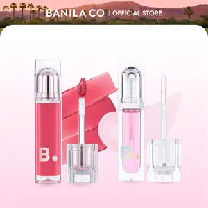[NEW] BANILA CO Juicy Pout Duo | Dew Glow Tint & Volume Lip Plumper | Hydrating Lip Tint + Plumping Lip Gloss for Glossy Fuller Lips