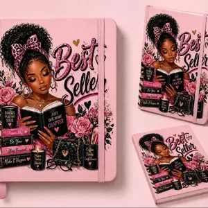 “Best Seller Book Lover Aesthetic Journal – Black Girl Reader Edition”Customized Journal Journal for writing